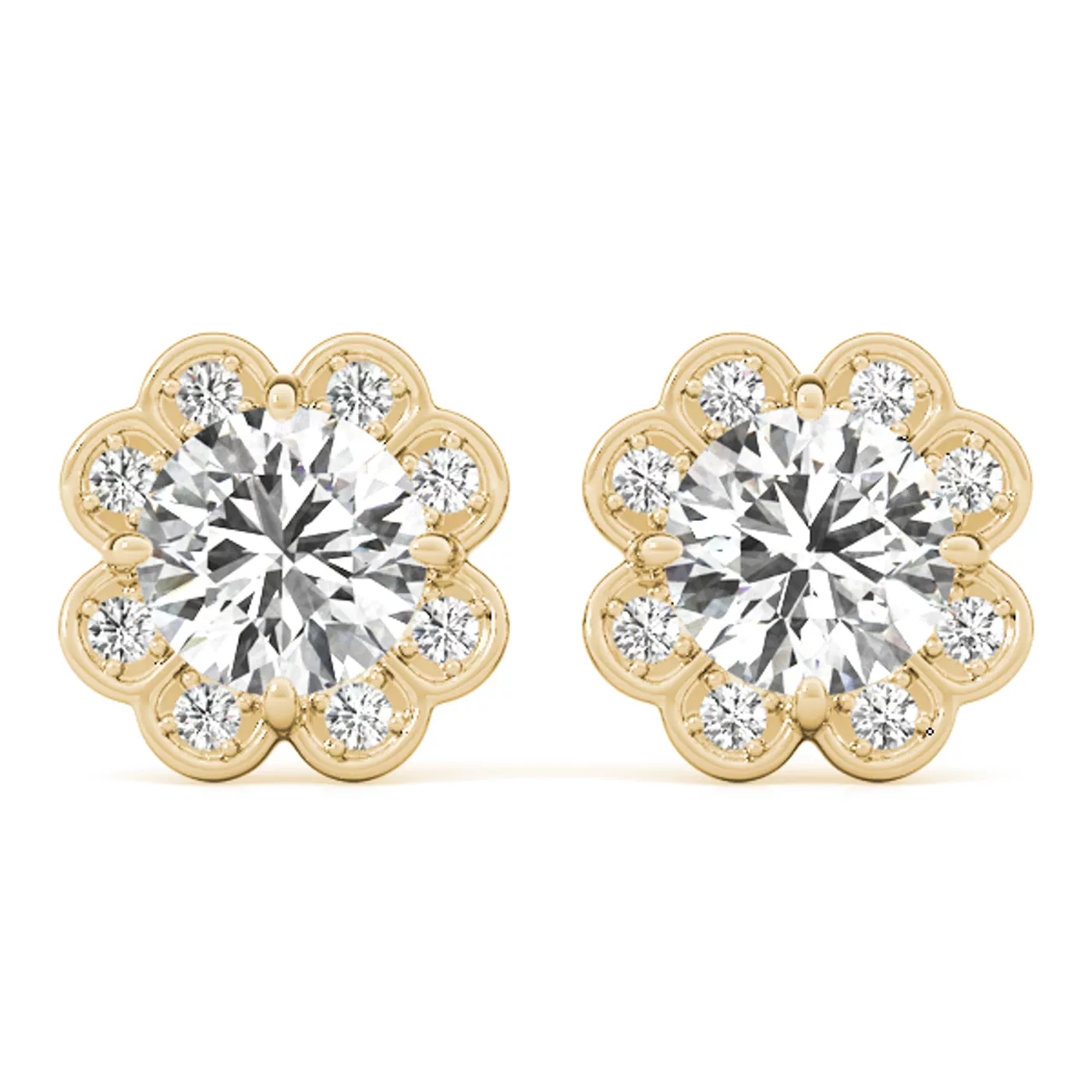 Blooming Halo Earrings