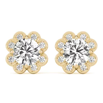 Blooming Halo Earrings