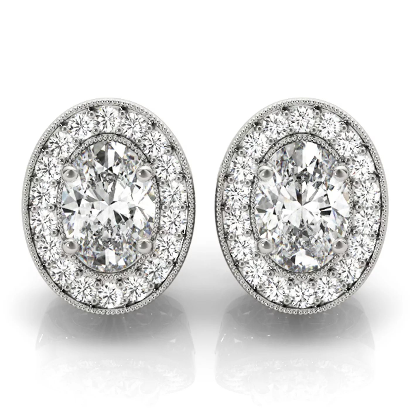 Nadia Halo Earrings