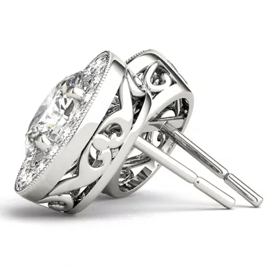 Nadia Halo Earrings