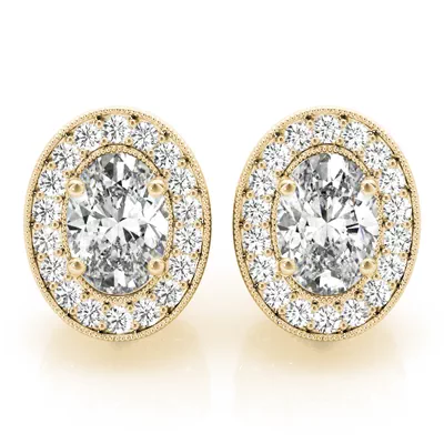 Nadia Halo Earrings