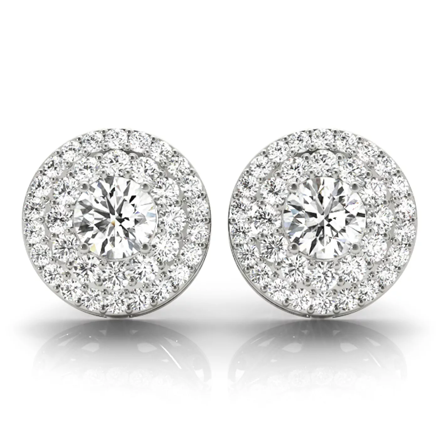 Arzu Double Halo Earrings