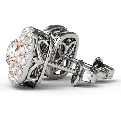 Stacey Double Halo Earrings