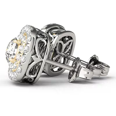 Stacey Double Halo Earrings
