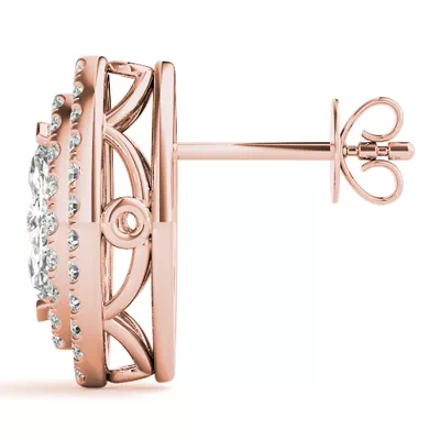 Sara Double Halo Earrings