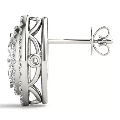 Sara Double Halo Earrings
