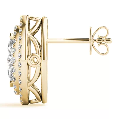 Sara Double Halo Earrings
