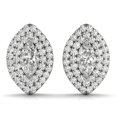 Sara Double Halo Earrings