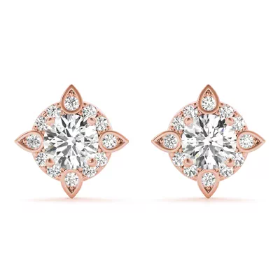 Diane Halo Earrings