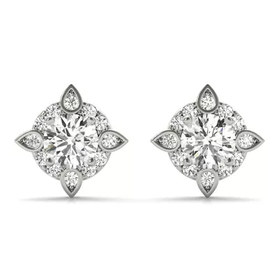 Diane Halo Earrings