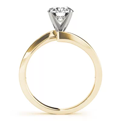 Ester Solitaire Bypass Engagement Ring