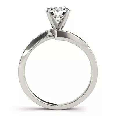 Ester Solitaire Bypass Engagement Ring