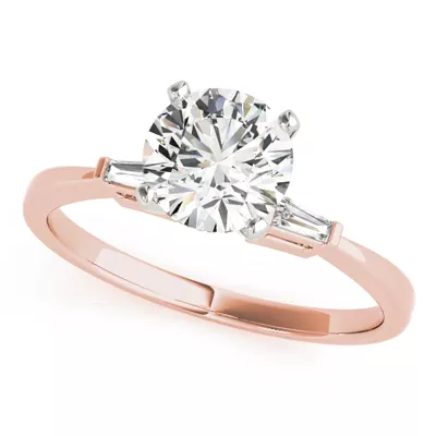 Amora Three Stone Engagement Ring