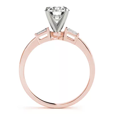 Amora Three Stone Engagement Ring