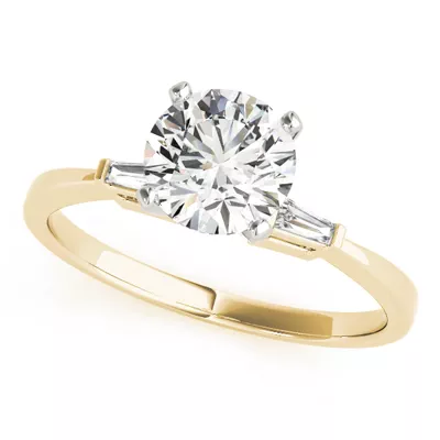 Amora Three Stone Engagement Ring