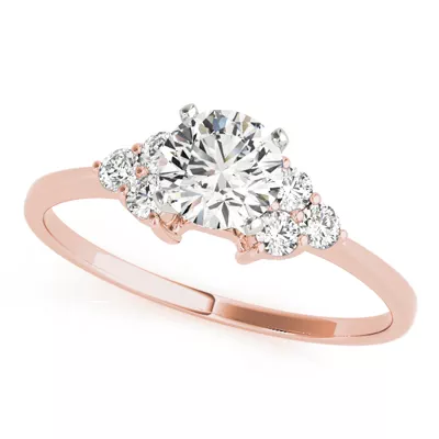 Twila Cluster Diamond Engagement Ring