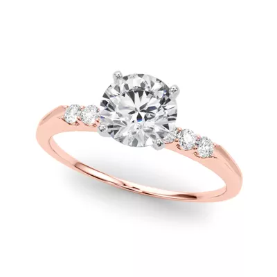 Juno Shared Prong Engagement Ring