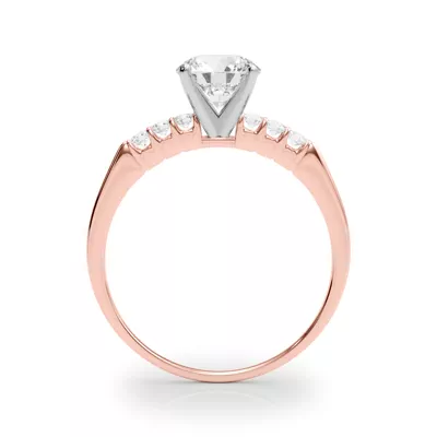 Juno Shared Prong Engagement Ring