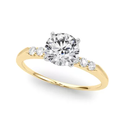 Juno Shared Prong Engagement Ring