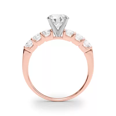 Jax Shared Prong Engagement Ring