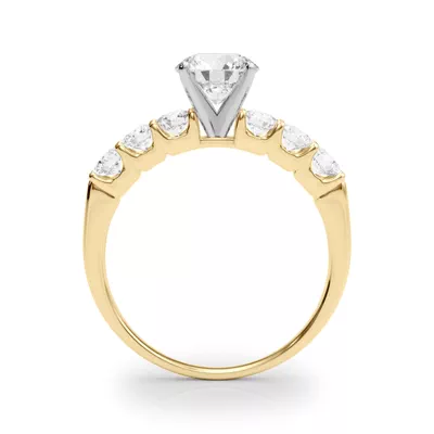 Jax Shared Prong Engagement Ring
