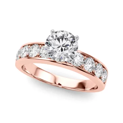 Jelena Channel Diamond Engagement Ring