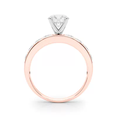 Jelena Channel Diamond Engagement Ring