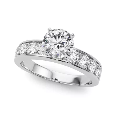 Jelena Channel Diamond Engagement Ring