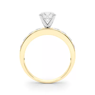 Jelena Channel Diamond Engagement Ring