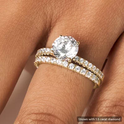 Maddison Pavé Diamond Engagement Ring