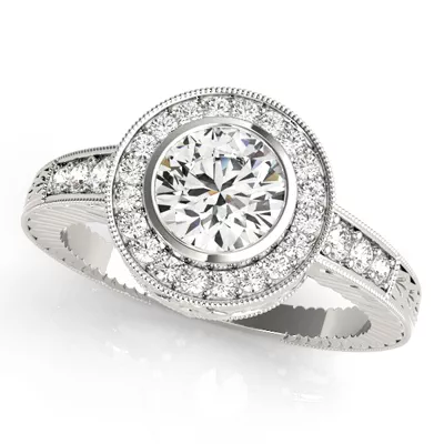 Hape Halo Engagement Ring