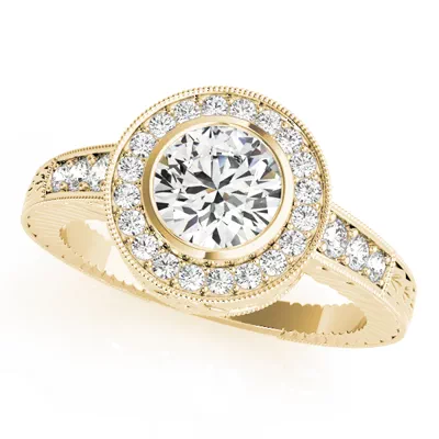 Hape Halo Engagement Ring