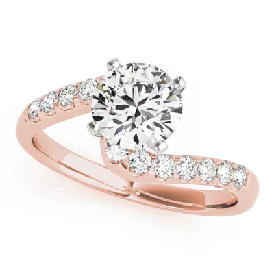Zyla Diamond Bypass Engagement Ring