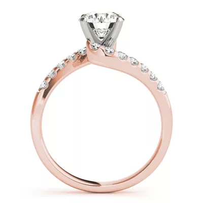 Zyla Diamond Bypass Engagement Ring