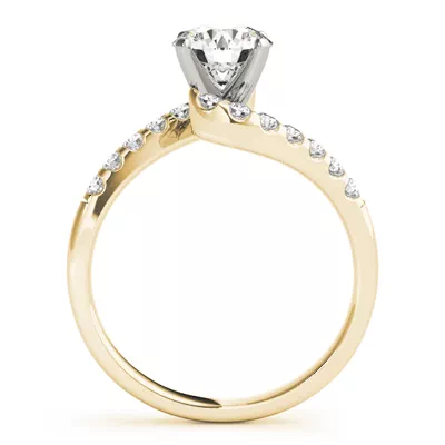 Zyla Diamond Bypass Engagement Ring
