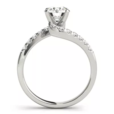Zyla Diamond Bypass Engagement Ring