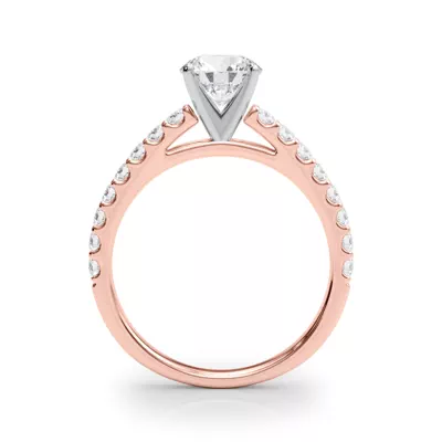 Judith Classic Diamond Cathedral Engagement Ring
