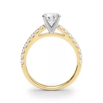 Judith Classic Diamond Cathedral Engagement Ring