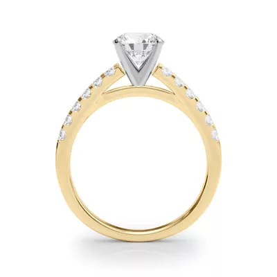 Della Classic Diamond Cathedral Engagement Ring