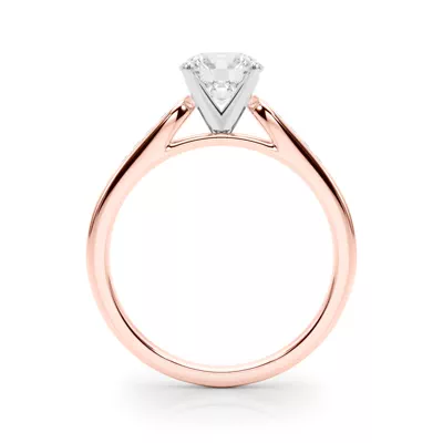 Solene Diamond Channel Engagement Ring