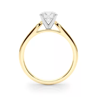 Solene Diamond Channel Engagement Ring