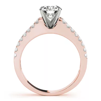 Norma 2 Row Diamond Engagement Ring