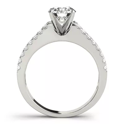 Norma 2 Row Diamond Engagement Ring