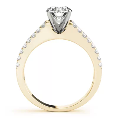 Norma 2 Row Diamond Engagement Ring