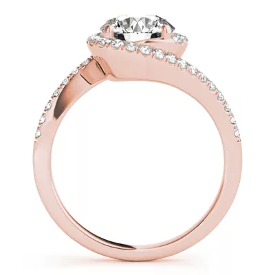 Phoenix Halo Engagement Ring