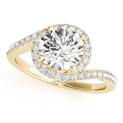Phoenix Halo Engagement Ring