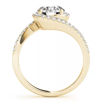 Phoenix Halo Engagement Ring