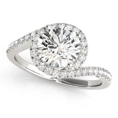 Phoenix Halo Engagement Ring