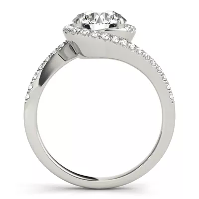 Phoenix Halo Engagement Ring