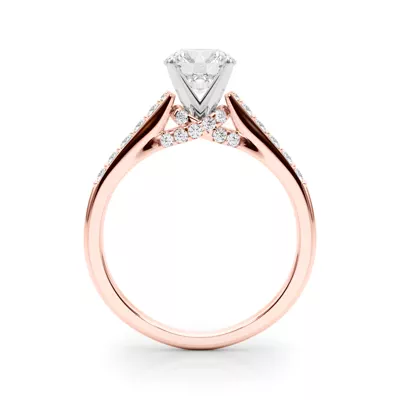 Navi Pavé Diamond Engagement Ring
